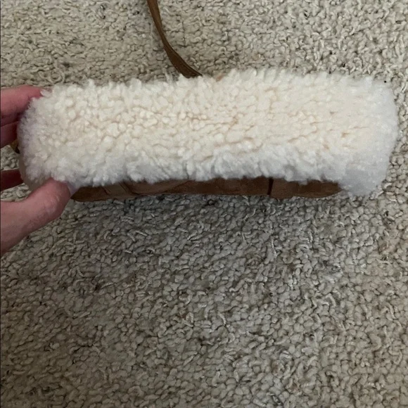 UGG Brown and White Crossbody Bag